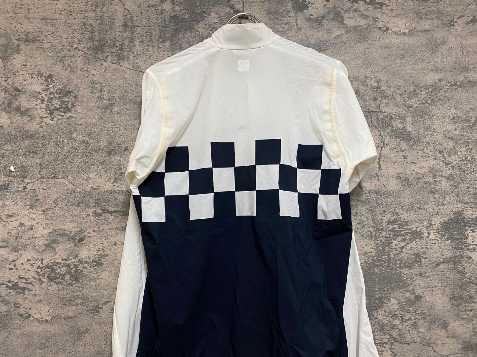 JM007 ラファ Rapha CLASSIC WIND CHECK JACKET 長袖 ウィンドブレーカー 白 黒 M BRIGHTFACE_UK