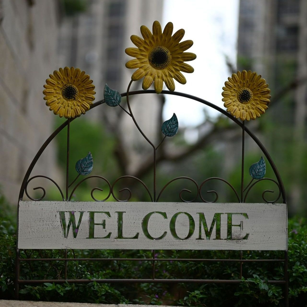 ヒマワリ WELCOMEサイン
