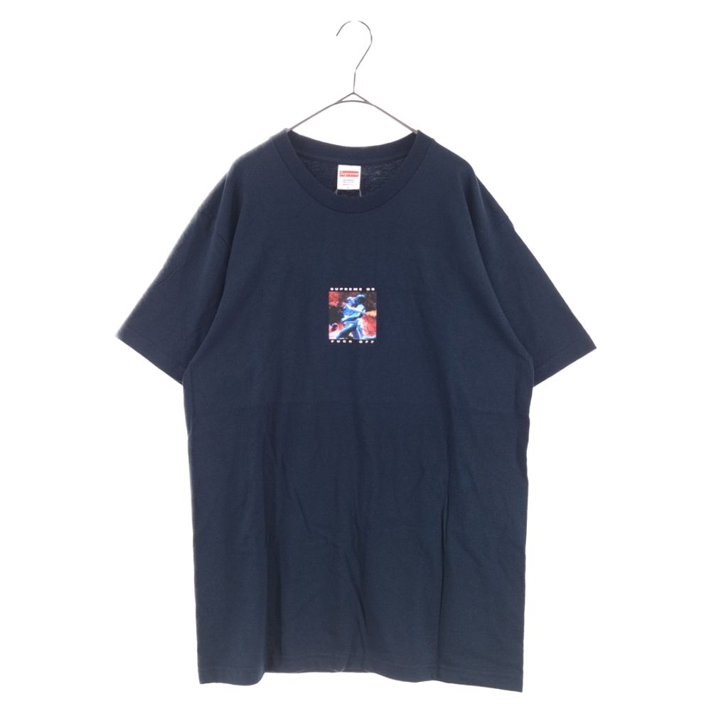 SUPREME (シュプリーム) 17SS Cyber Tee SUPREME OR FUCK OFF サイバーT プリントTシャツ 半袖カットソー  ネイビー - メルカリ