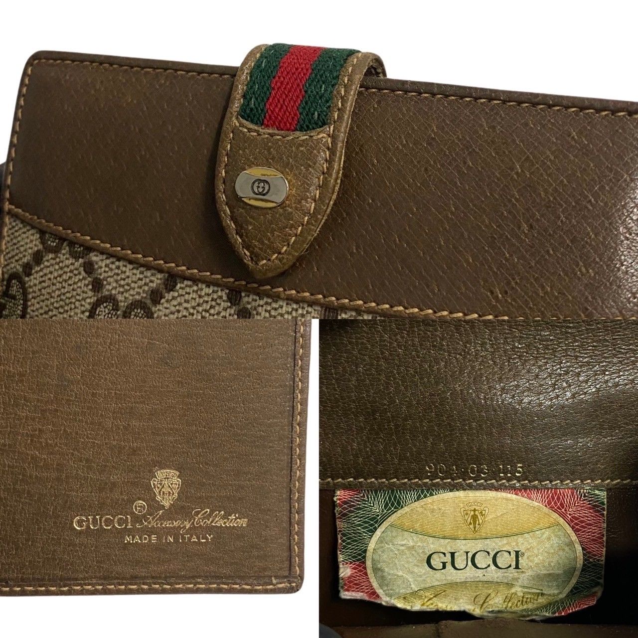 ほぼ未使用 GUCCI オールドグッチ グッチ ヴィンテージ シェリー