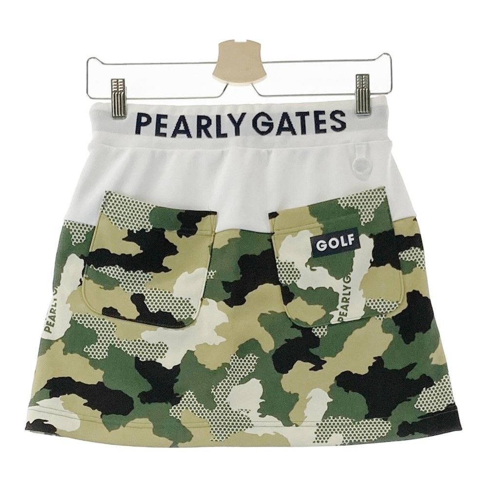サイズ：0 PEARLY GATES パーリーゲイツ ; ウエストロゴスカート