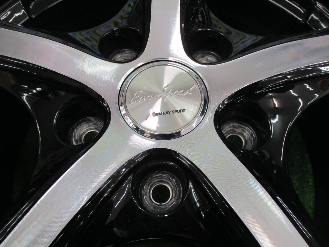 ファッションアイコン ユーロスピード 6J-15 5H114.3 45 セレナ ラフェスタ シルフィー アイシスなど ホイール 4 本 Y86 大和店 新品続々入荷中！