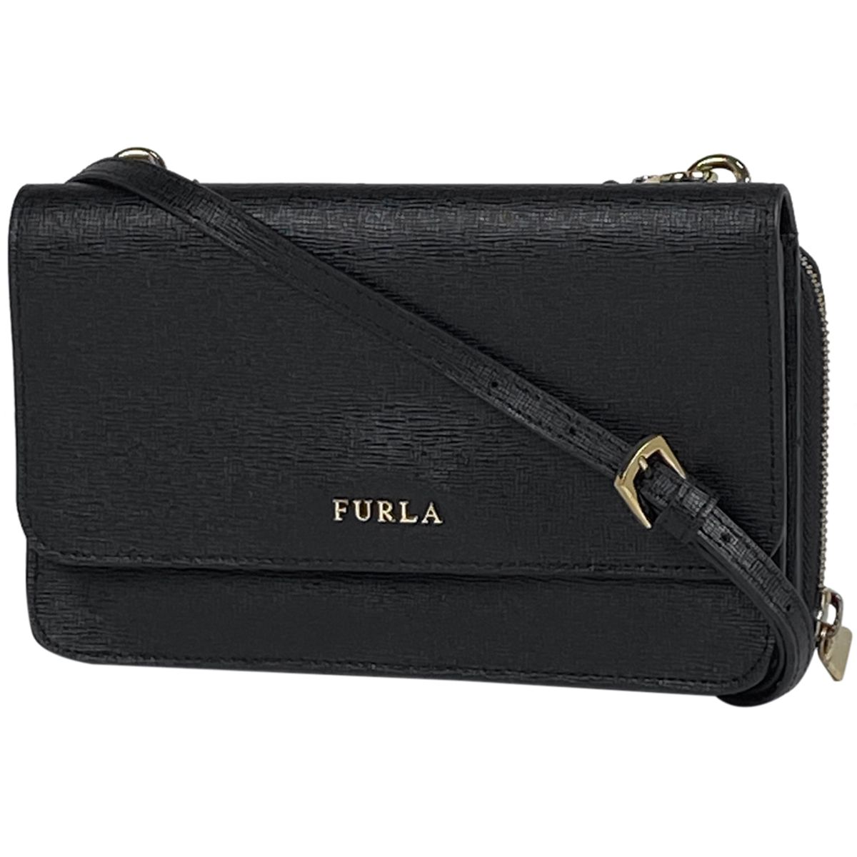 フルラ Furla ロゴ チェーン ショルダーバッグ ウォレット 取り外し ...