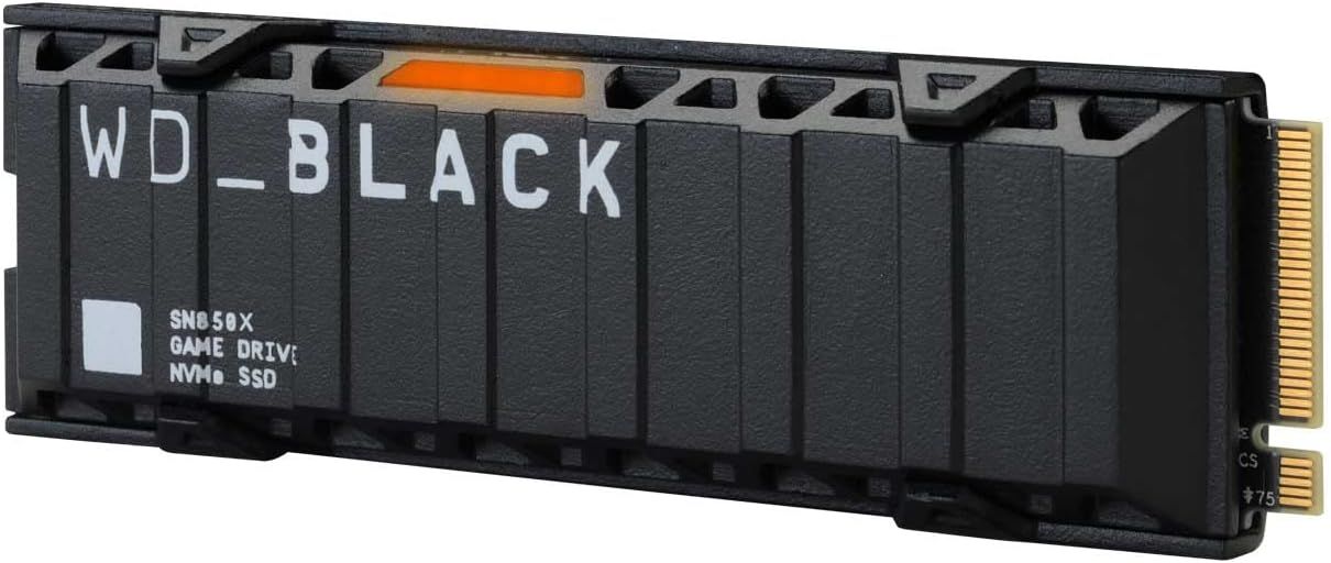 Western Digital ウエスタンデジタル WD BLACK M.2 SSD 内蔵 ヒートシンク搭載 2TB PS5動作確認済 NVMe PCIe Gen4 x4 WDS200T2XHE-EC SN850X 【国内正規取扱代理店】