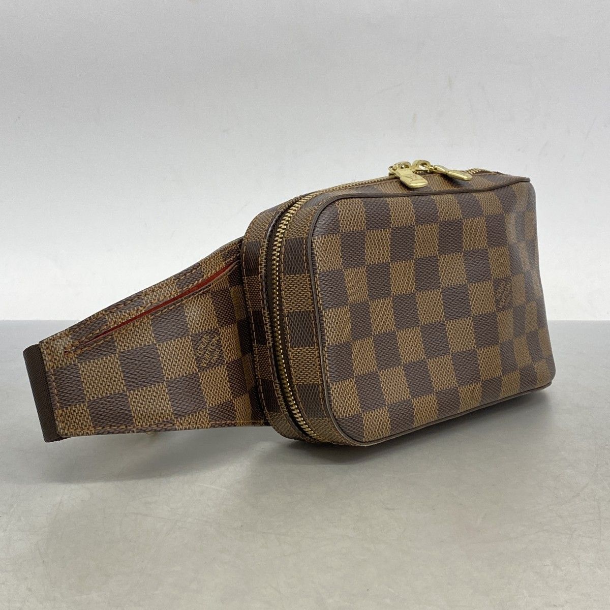 5id4211-h ルイヴィトン ボディバッグ ダミエ ジェロニモス N51994 エベヌ レディース