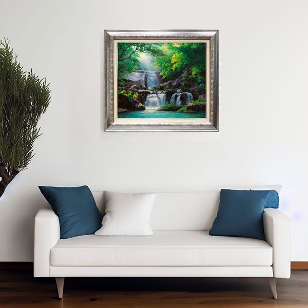 F10号油彩画　微風 F10号油彩画 微風