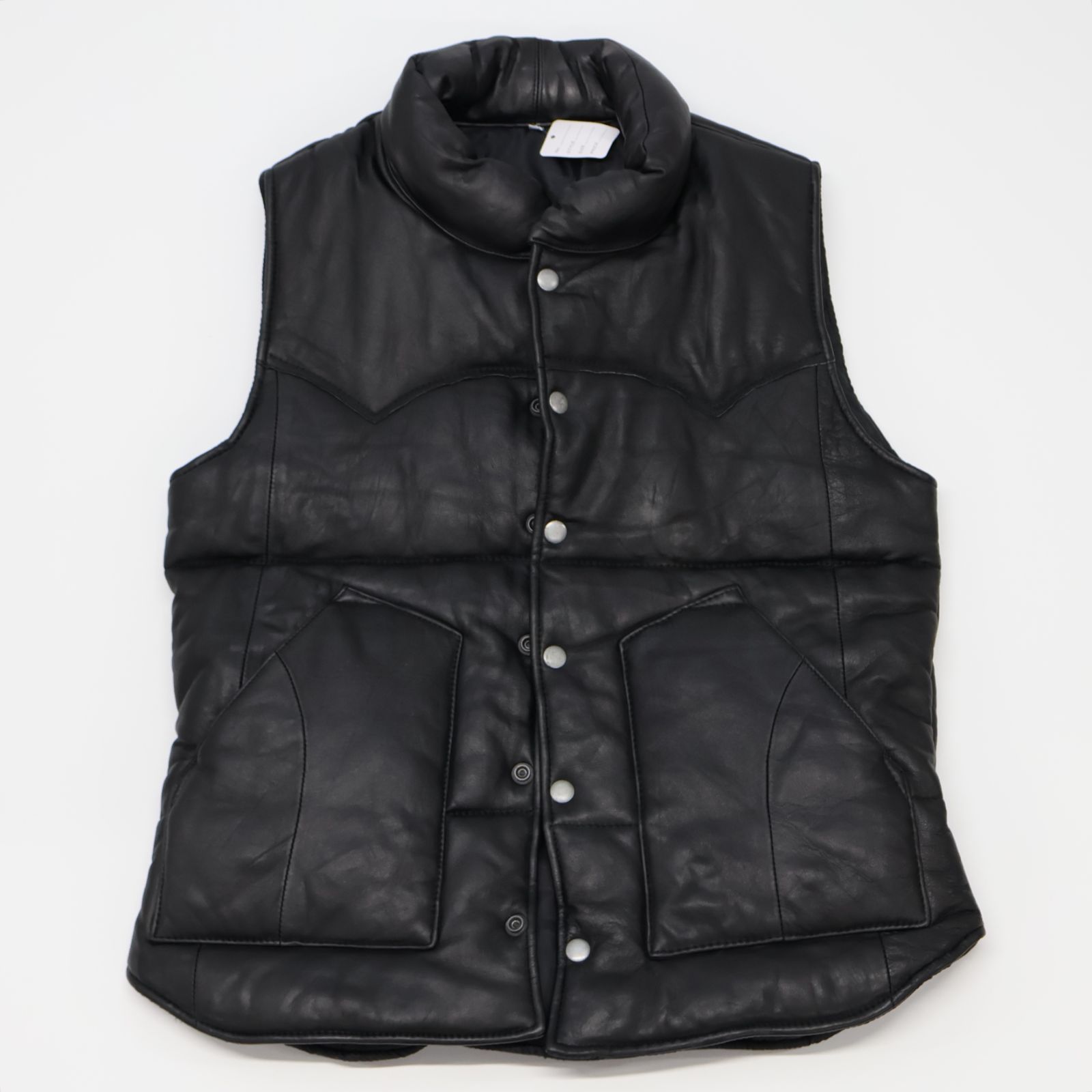 ☆本革☆ キルティングパッド Leathers ベスト ユニセックス レザー 
