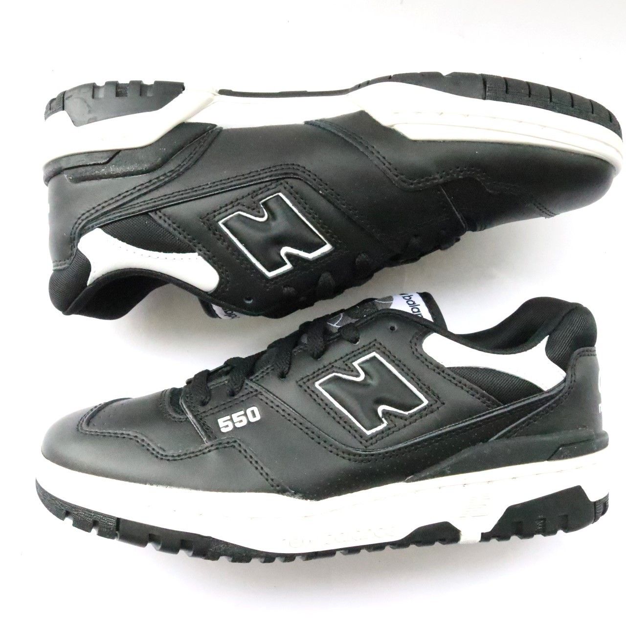 中古A】NEW BALANCE ニューバランス 27.0cm メンズ スニーカー COMME des GARÇONS HOMME コムデギャルソンオム  BB550CDH レザー 中古A 古着 - メルカリ