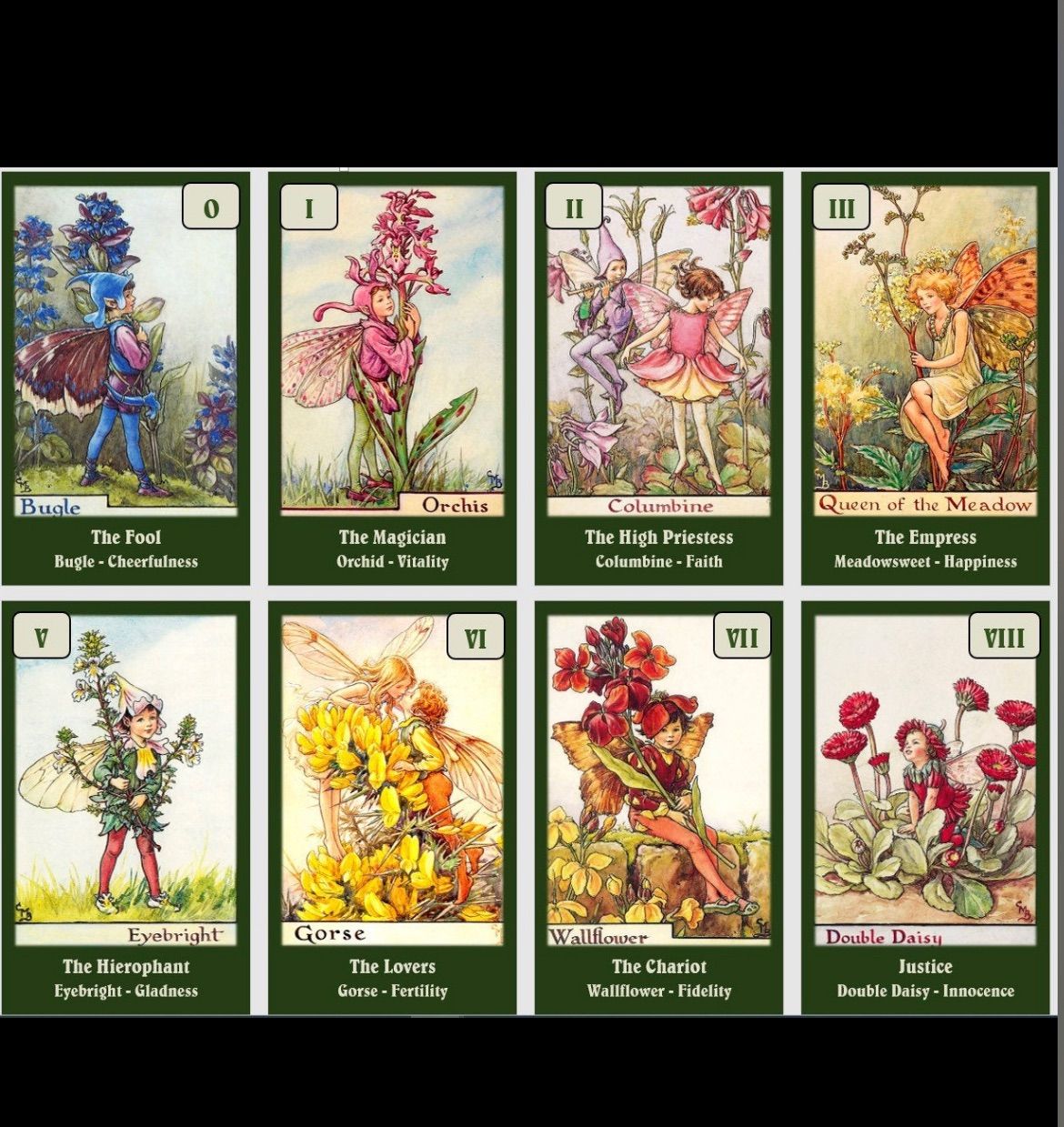 フラワーフェアリータロット Flower Fairies Tarot deck - メルカリ