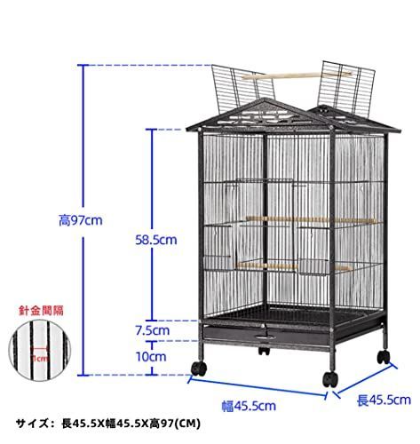 セット2 Jiza 鳥かご 鳥 ケージ 大型 インコ ケージ バードケージ