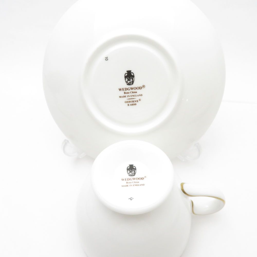 WEDGWOOD ウェッジウッド オズボーン カップ＆ソーサー 中皿 5点 SM2847C 