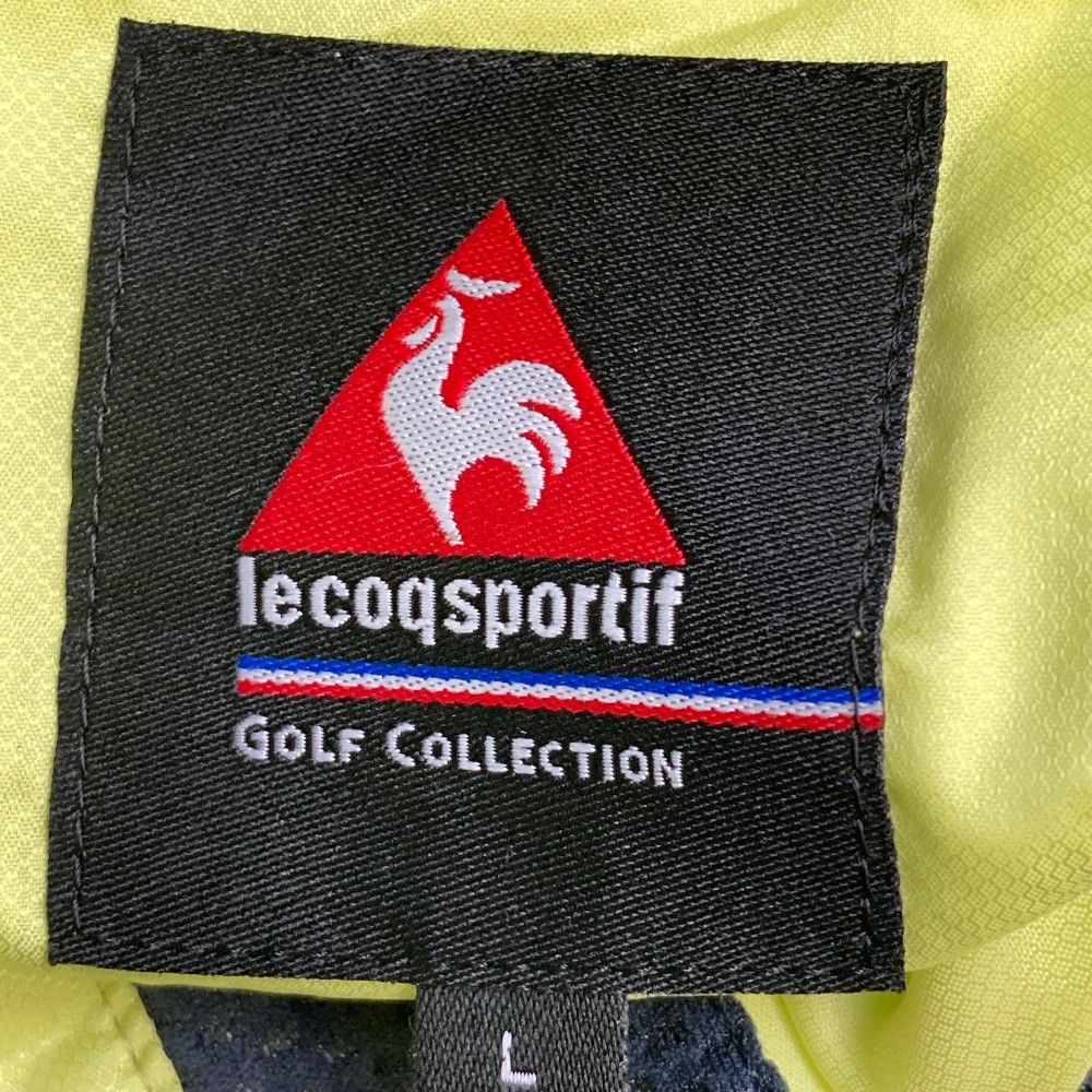 ルコックゴルフ リバーシブル 2way 中綿 ジャケット イエロー Lサイズ ルコックゴルフ リバーシブル 2way 中綿 ジャケット イエロー L