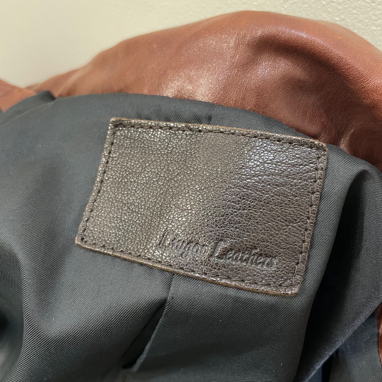 Liugoo Leathers リューグーレザーズ レザーダウンジャケット M 