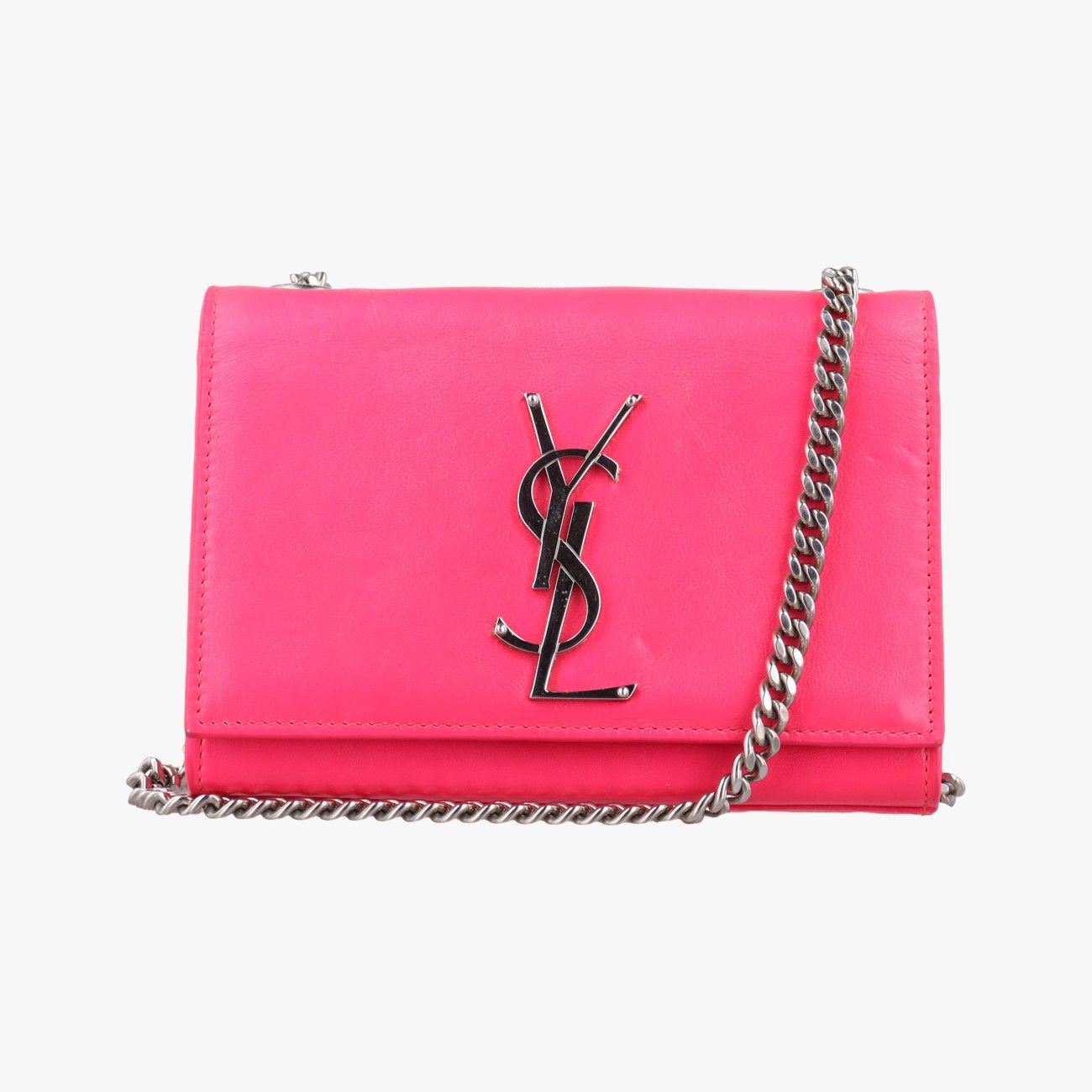 イヴサンローランYves Saint Laurentケイト ピンク レザー 344620 DPL344620.1213