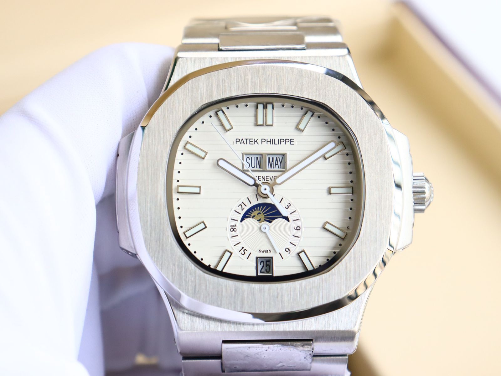 ♠ Patek Philippe オーデマピゲ ナチュラル マルチファンクション - ケース カード 袋付き｜ ｜ -MM輸入1