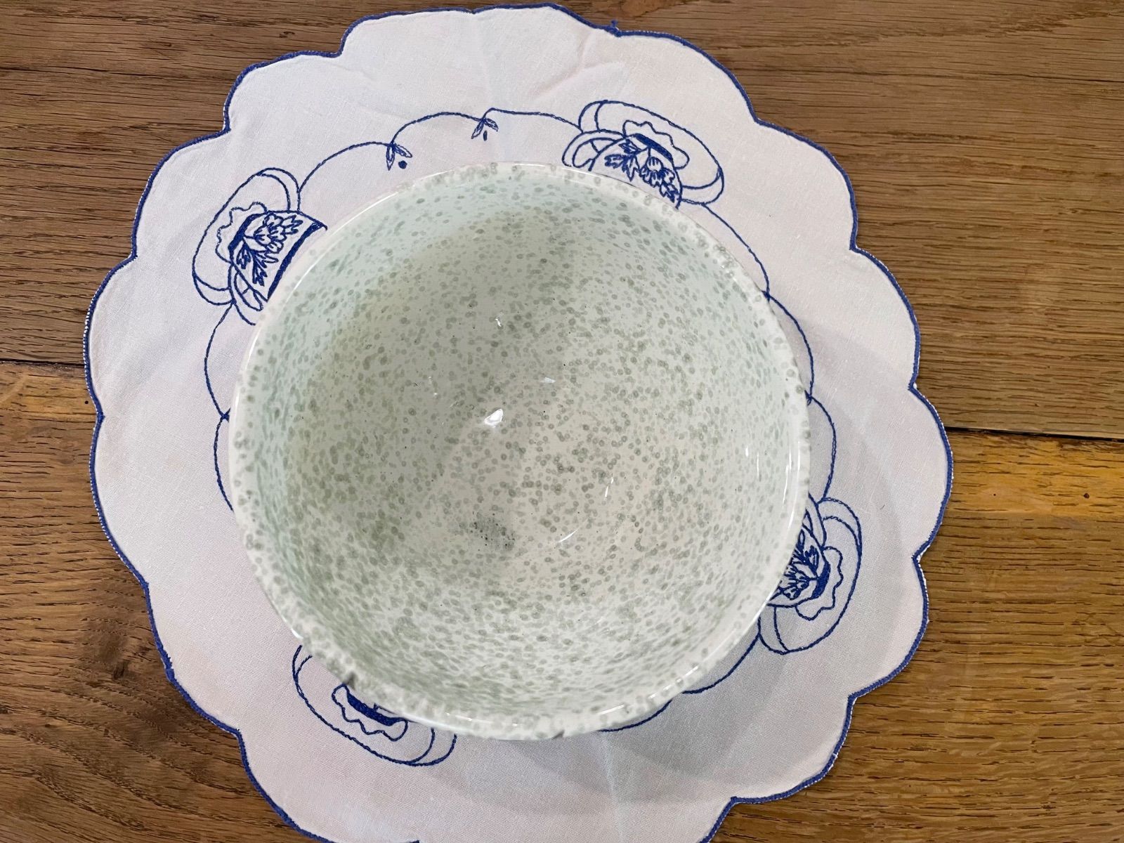 フランス　蚤の市　カフェオレボウル　花柄　ブロカント フランス アンティークカフェオレボウル ピンク花柄