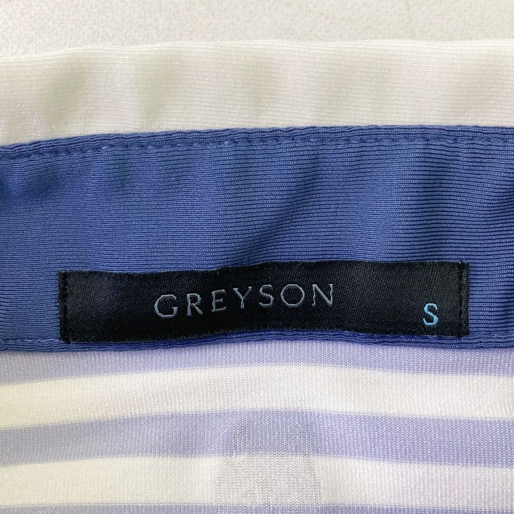 美品✨GREYSON ゴルフ 半袖ポロシャツ ボーダー M ゴルフ サイズ：S GREYSON グレイソン MSP24K84 半袖ポロシャツ