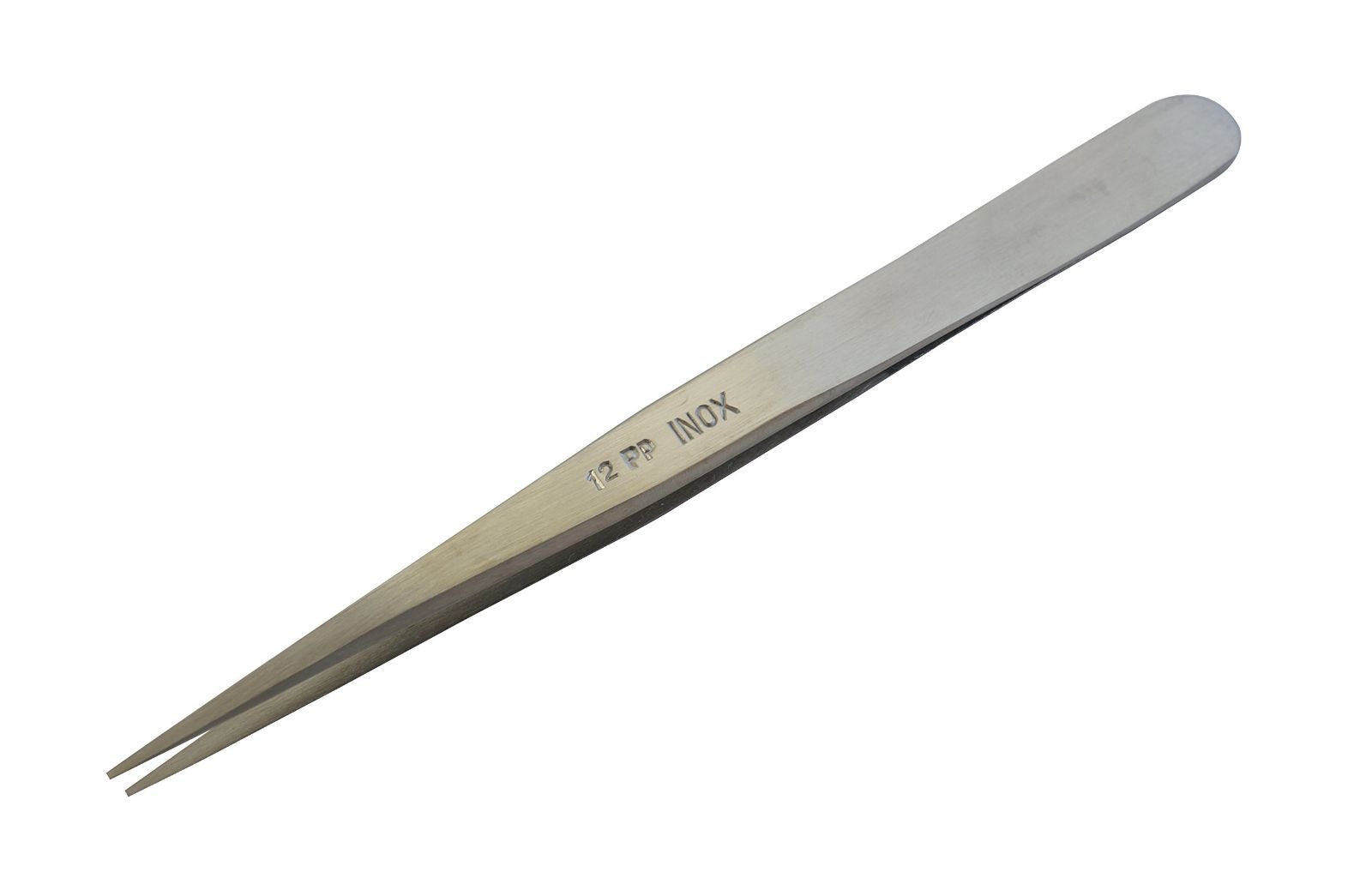 フォンタックス Fontax 工業用ピンセット No.12PP INOX 全長 120mm