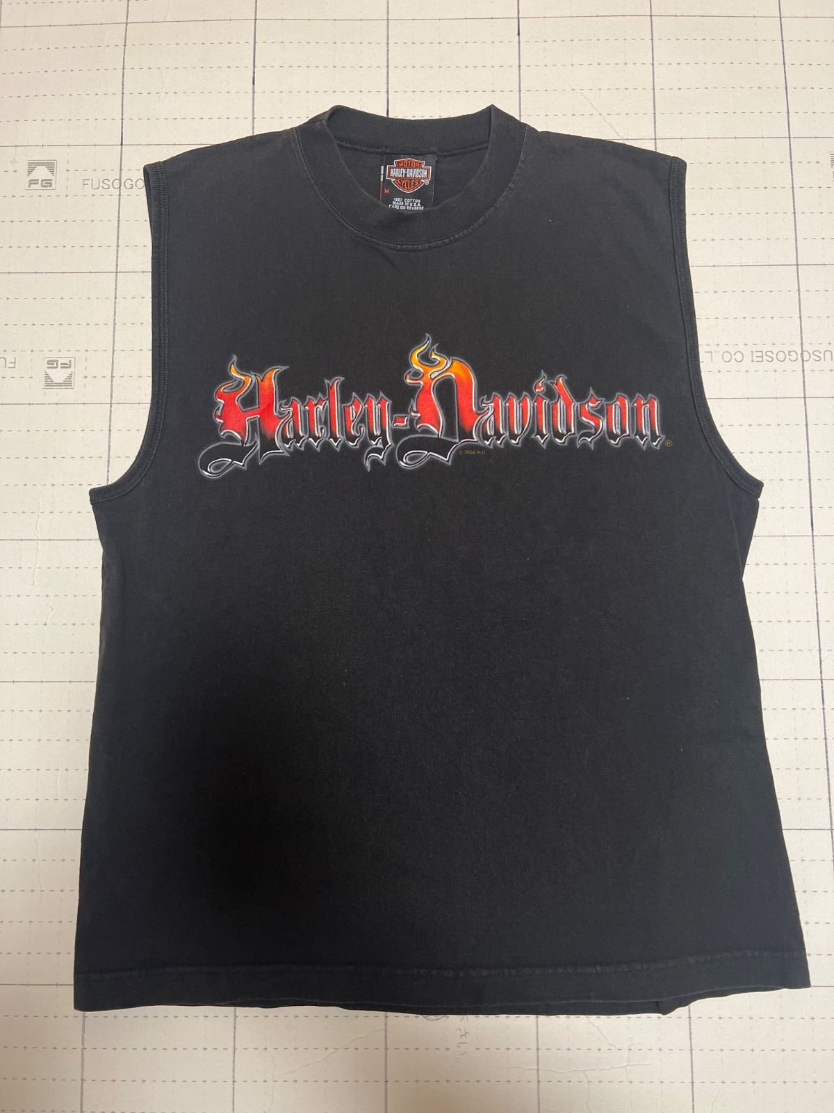 ﾘ2505- -4223 Harley Davidson ハーレーダビッドソン ノースリーブ