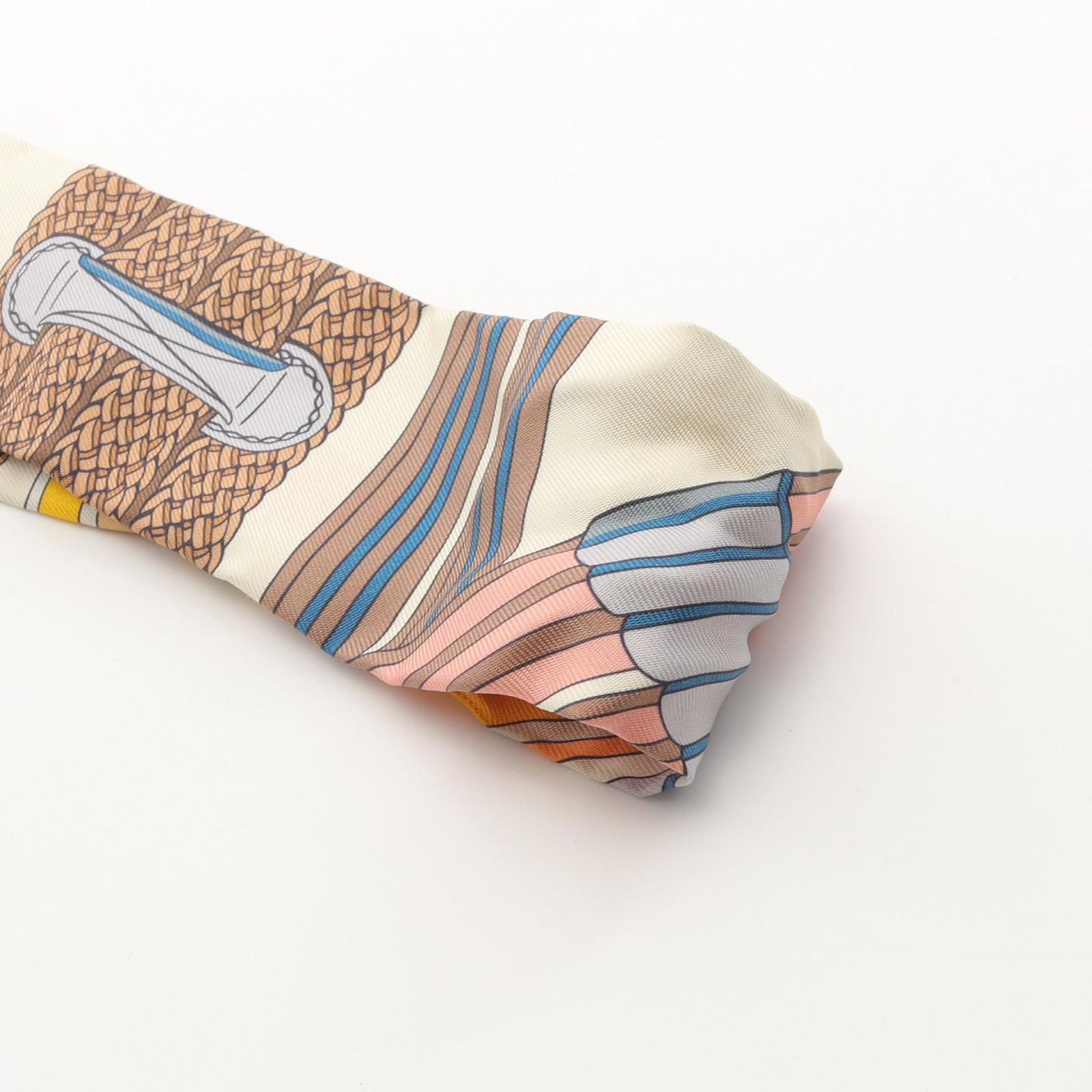 HERMES エルメス ツイリー SANGLES EN ZIGZAG スカーフ 