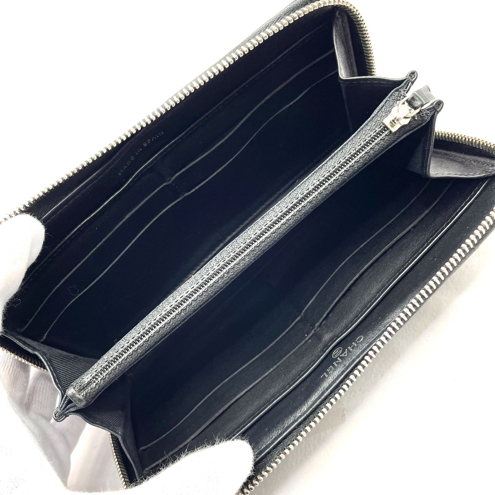 333】極美品 CHANEL/シャネル マトラッセ パテント（エナメル）レザー