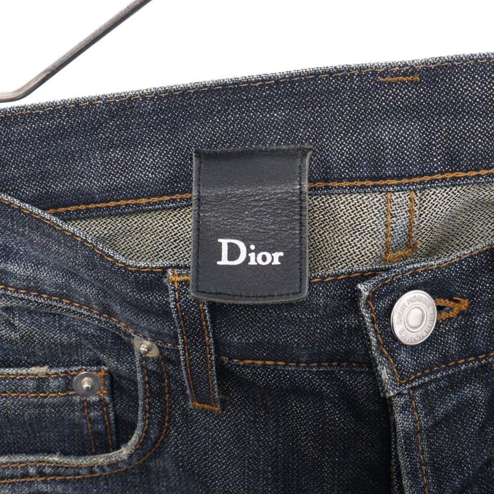 Dior Homme 08AW Day After Day デニム DIOR HOMME - Dior HOMME ジップデザイン ストレッチ スキニー
