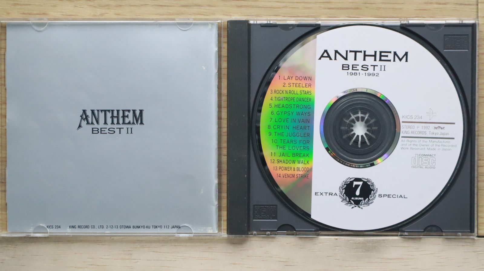 国内盤CD☆アンセム/ANTHEM□ BESTII 【KICS234/4988003128159