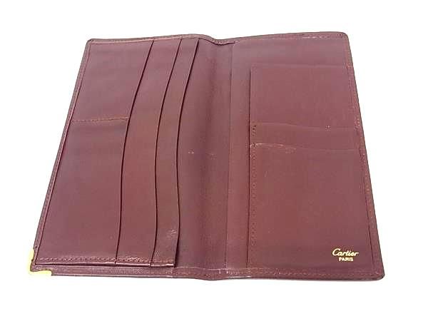 Cartier カルティエ マストライン レザー 二つ折り 長財布 ウォレット