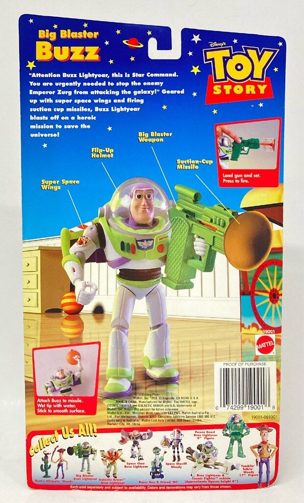 MATTEL Big Blaster BUZZ/トイストーリー