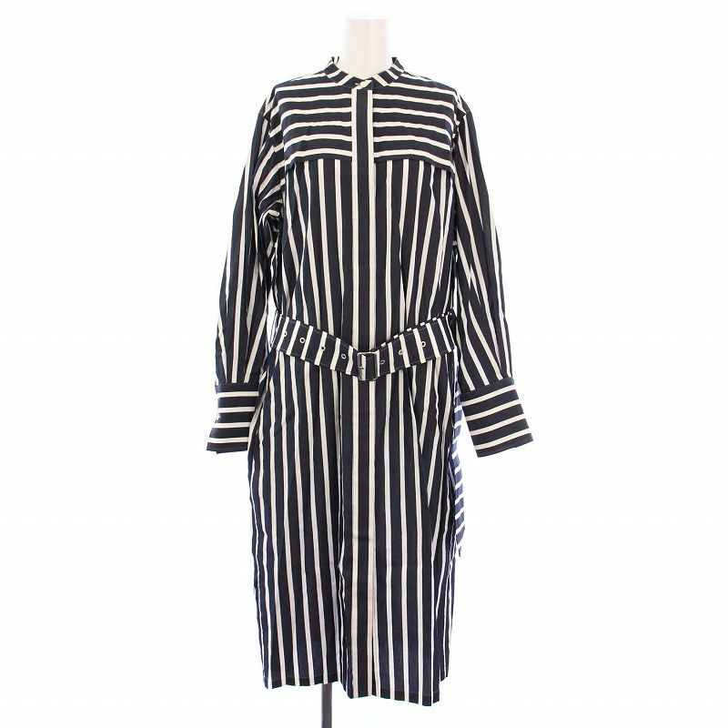 シクラス　シャツワンピース ARCHIVE SALE】シルク ストライプシャツワンピース（ワンピース