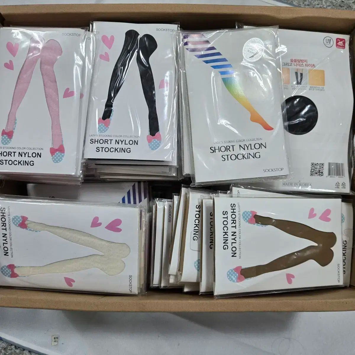 カラーファンロング ストッキング 100足