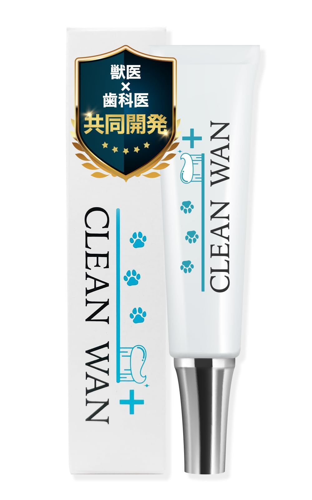 数量 CLEAN WAN クリーンワン 犬 歯磨き ジェル 歯石取り 歯石除去 口臭対策 15g 1本
