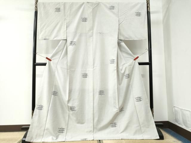 平和屋着物▽結城紬 単衣 真赭色 正絹 逸品 DAAV5542az 平和屋