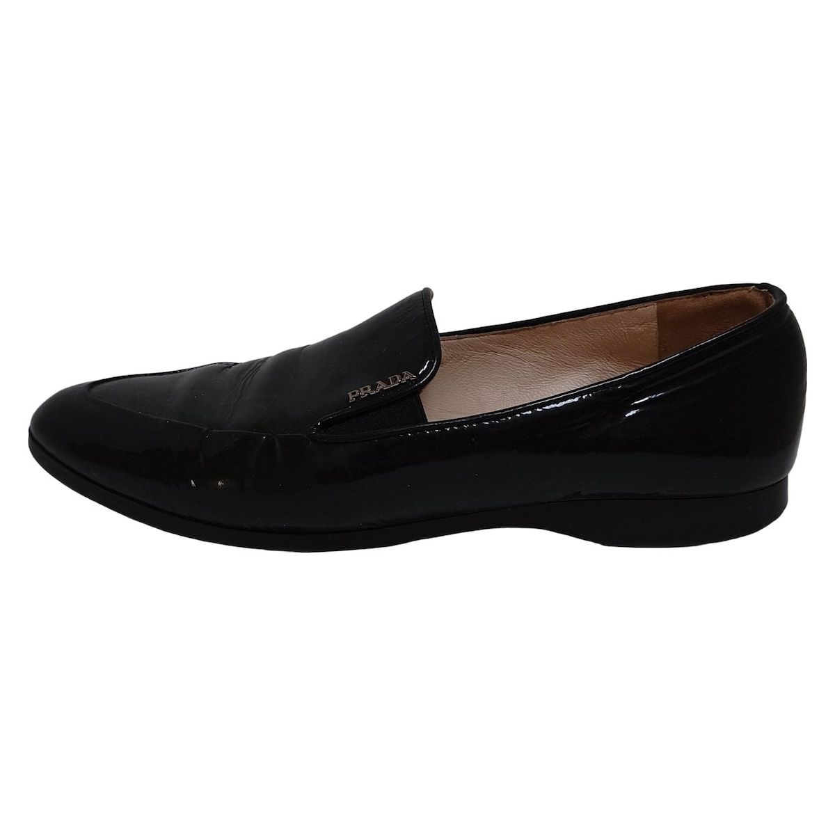 （美品）PRADA プラダ レザー フラットシューズ バレエシューズ 36 PRADA プラダ バレエシューズ 1F794N 3A9S レディース パテント