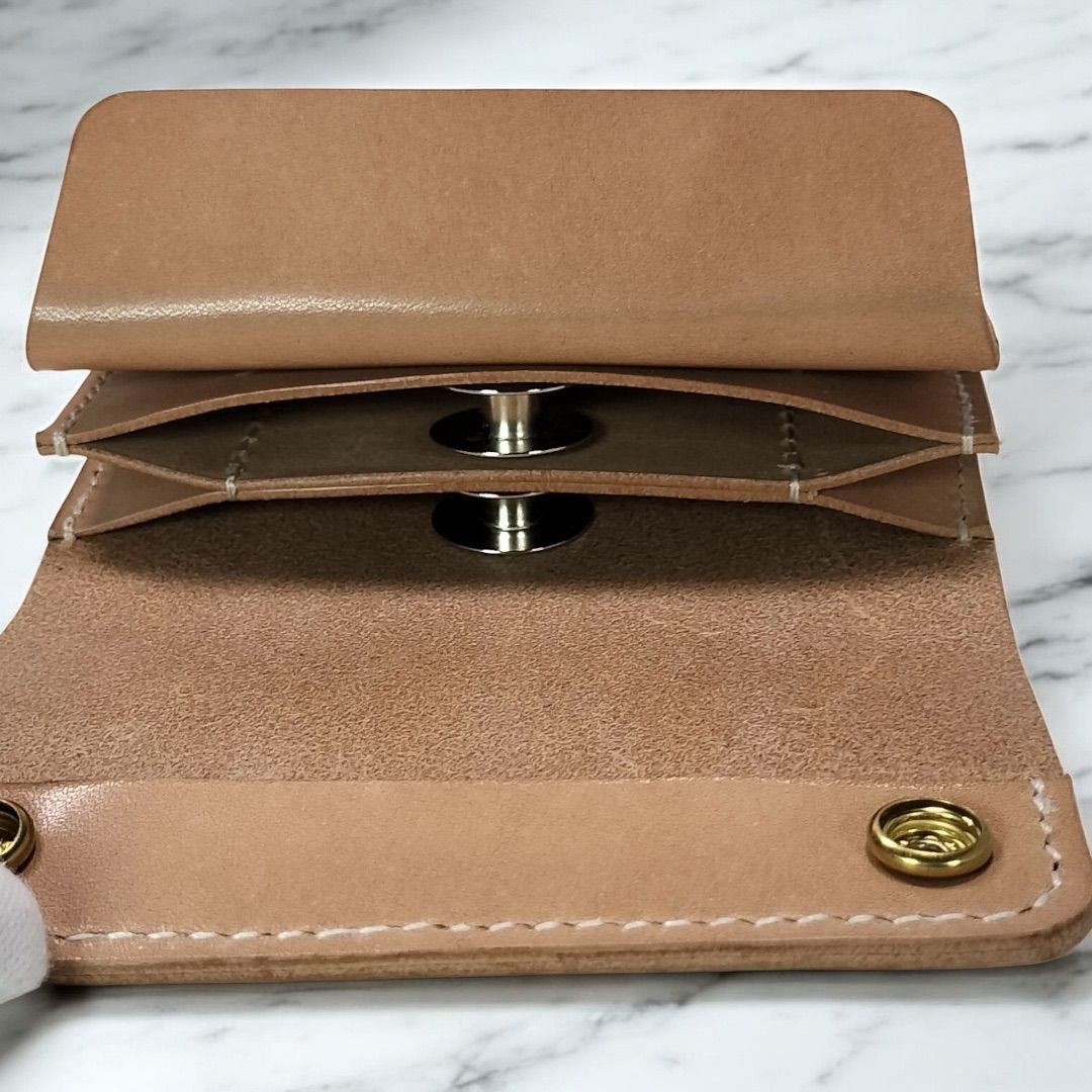 受注製作品 栃木レザー サドルレザー ナチュラル ショートトラッカー