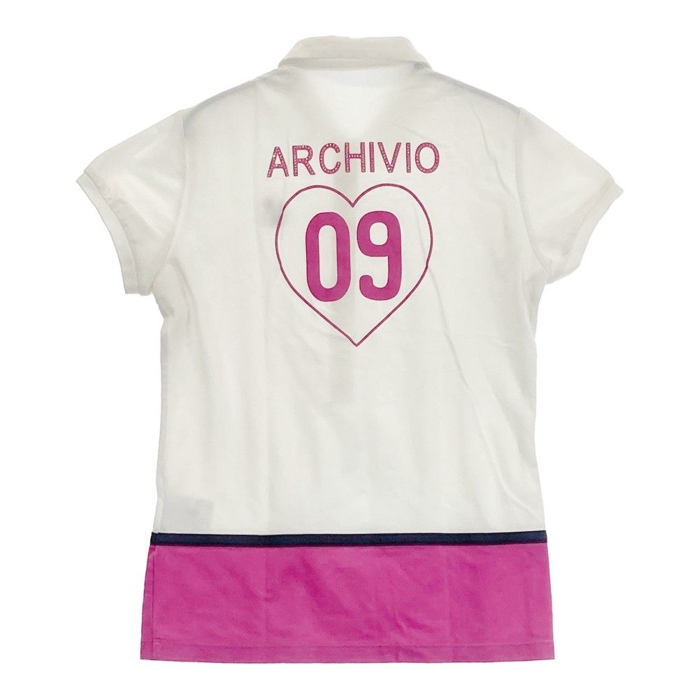 サイズ： ARCHIVIO アルチビオ 半袖ポロシャツ ホワイト系