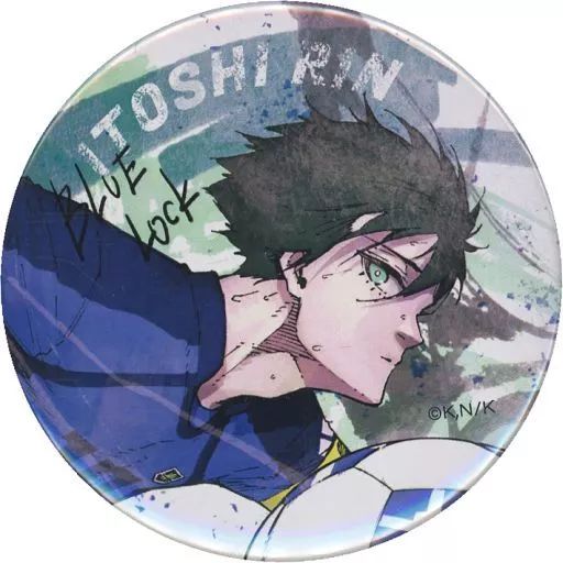 中古】バッジ・ピンズ 糸師凛(横向き) 直径75mm缶バッジ