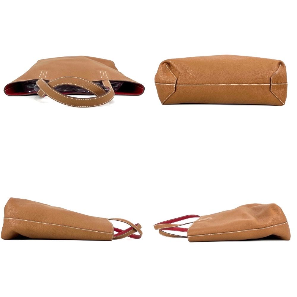 【リバーシブルで2つの表情に◎】HERMESプレーンバッグ 中古・古着通販】HERMES (エルメス) MMトートバッグ グレー
