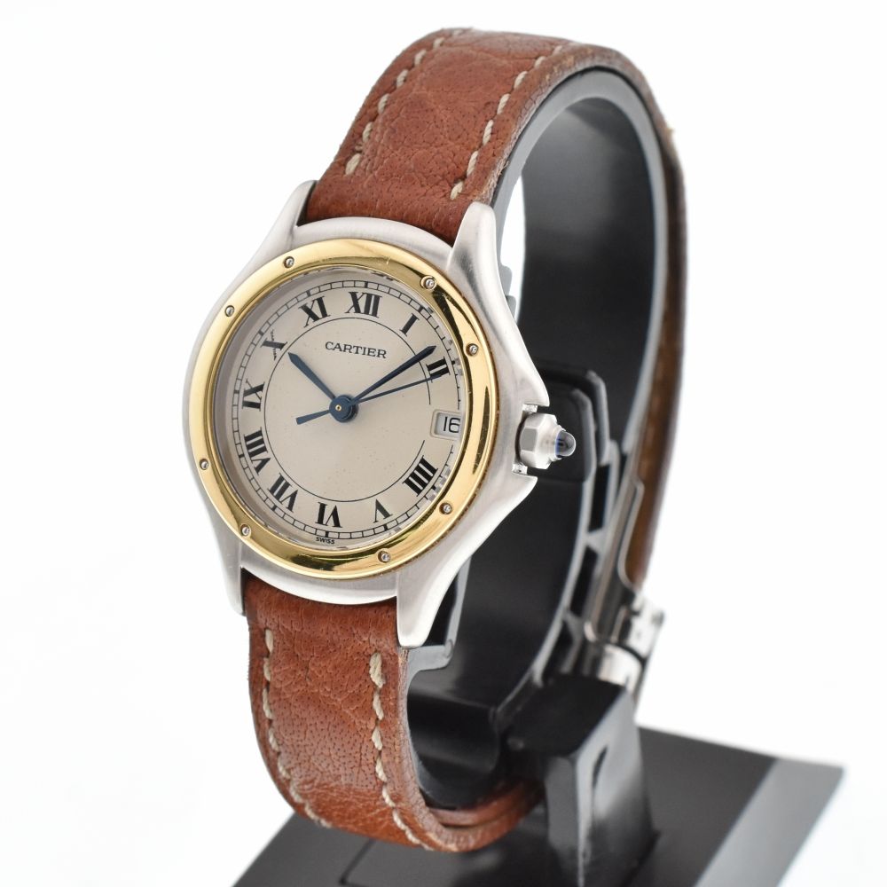 カルティエ】 Cartier パンテール クーガー K18YGベゼル