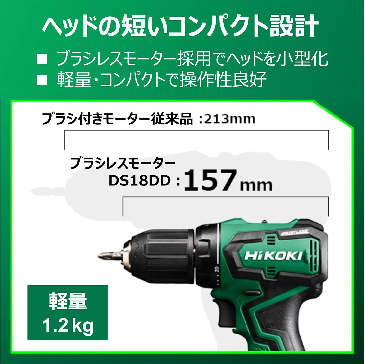 18V ドリルドライバー