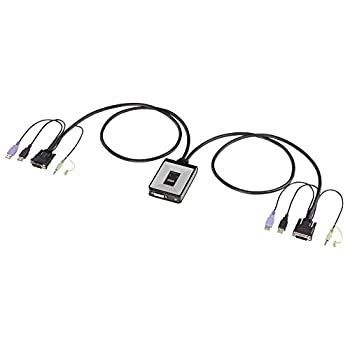 サンワサプライ ディスプレイエミュレーション対応DVIパソコン自動切替器(2:1) SW-KVM2DUN