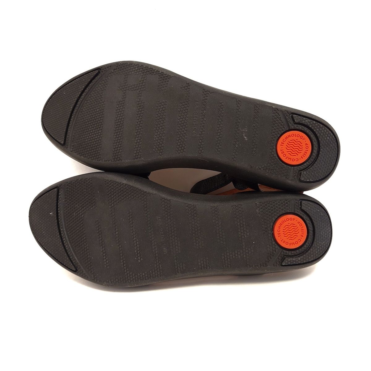 Fitflop(フィットフロップ) サンダル EUR 38 レディース - 黒 レザー