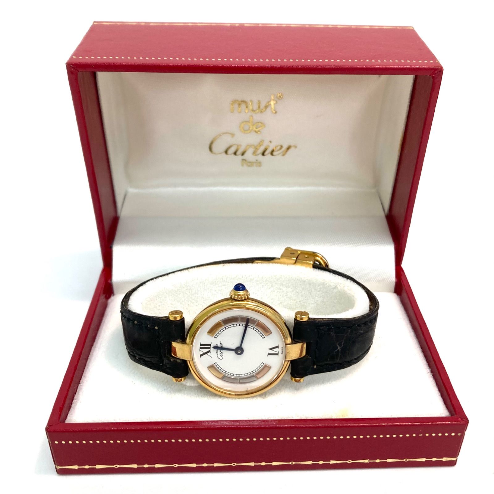 【可動 箱付き】 カルティエ 腕時計 マストヴァンドーム ヴェルメイユ カルティエ 腕時計 マストヴァンドーム ヴェルメイユ Cartier