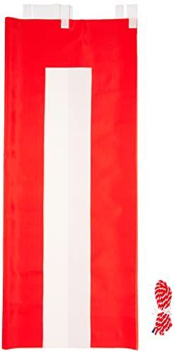 高さ120cm×長さ360cm 2間 トロピカル 紅白ひも付 紅白幕 高さ120cm×長さ360cm 2間 トロピカル 紅白ひも付 KH009-02IN