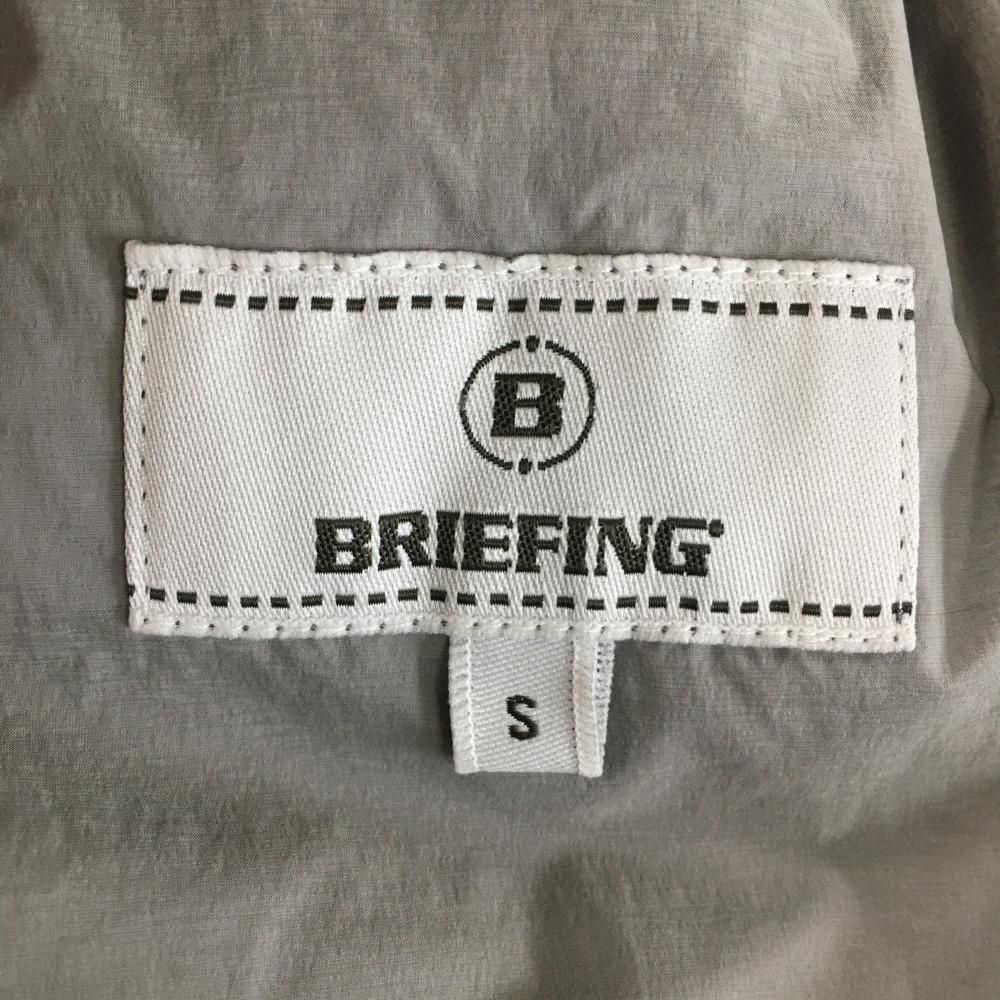 【保障できる！】 超 ブリーフィング 切替ダウンジャケット ライトグレー 一部ダウン フード着脱可 レディース S ゴルフウェア BRIEFING アウトレット大特集！