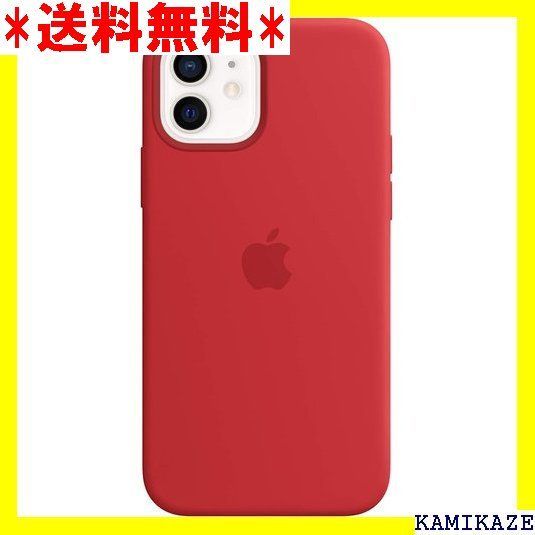 ☆大人気 MagSafe対応iPhone 12 | 12 Proシリコーンケース - レッド