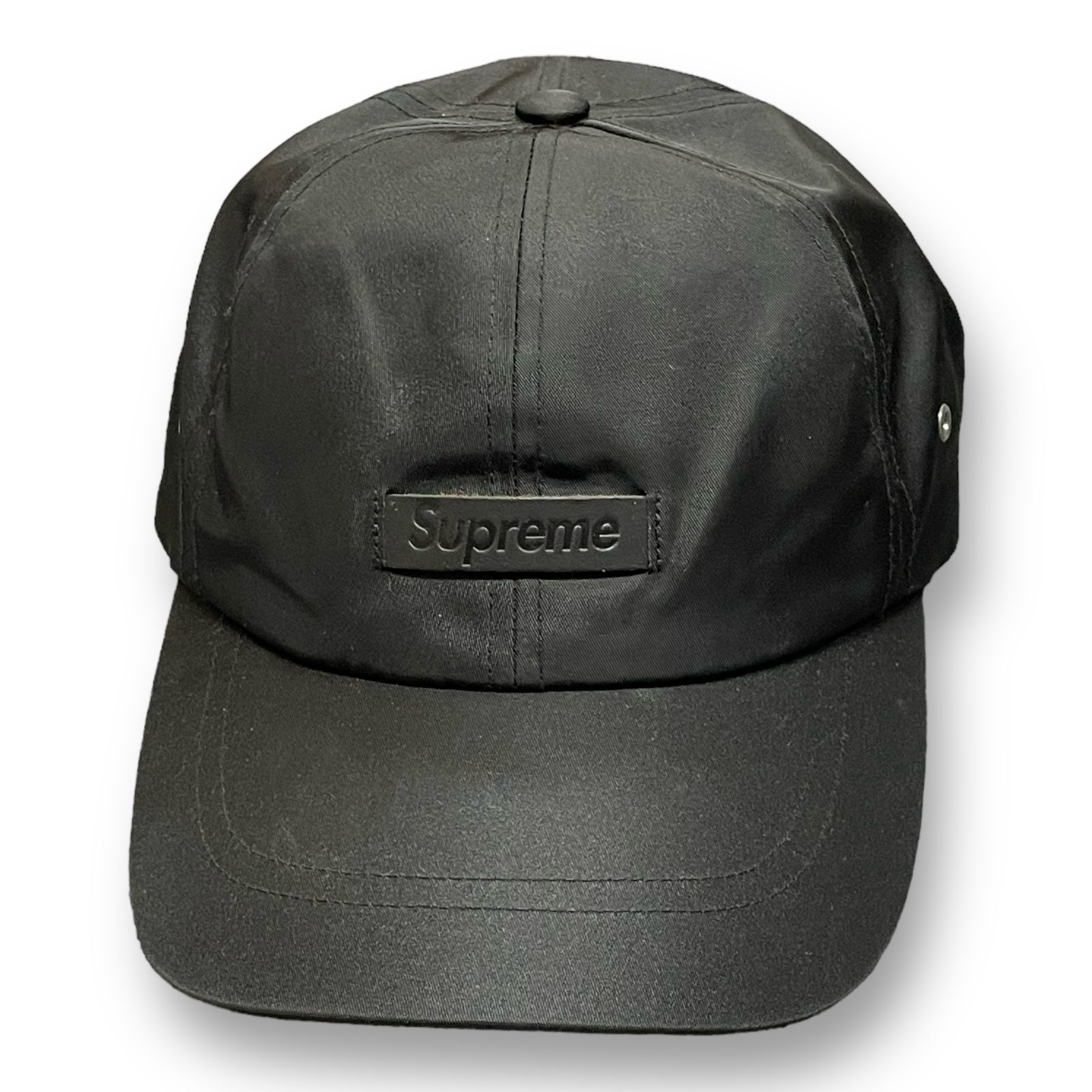 国内正規 SUPREME 23SS Leather Patch 6-Panel レザー ロゴ パッチ 