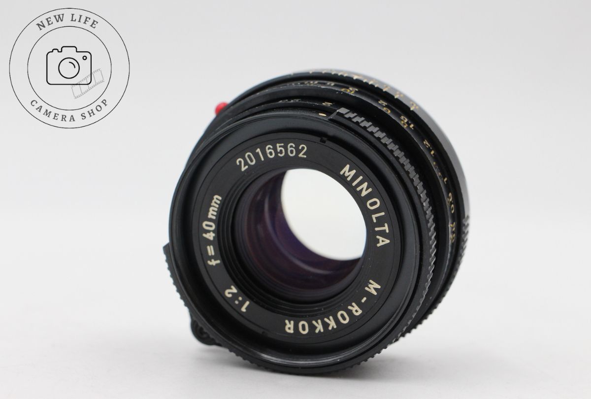 美品 ミノルタ MINOLTA M-ROKKOR 40mm F2 標準】MINOLTA M-ROKKOR 40mm F2 外観レビュー | 収差Love
