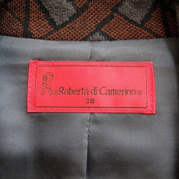 美品】Roberta di Camerino サマーウール ジャケット 38 黒 roberta di camerino 80s coat available on A.N.G.E.L.O. Vintage