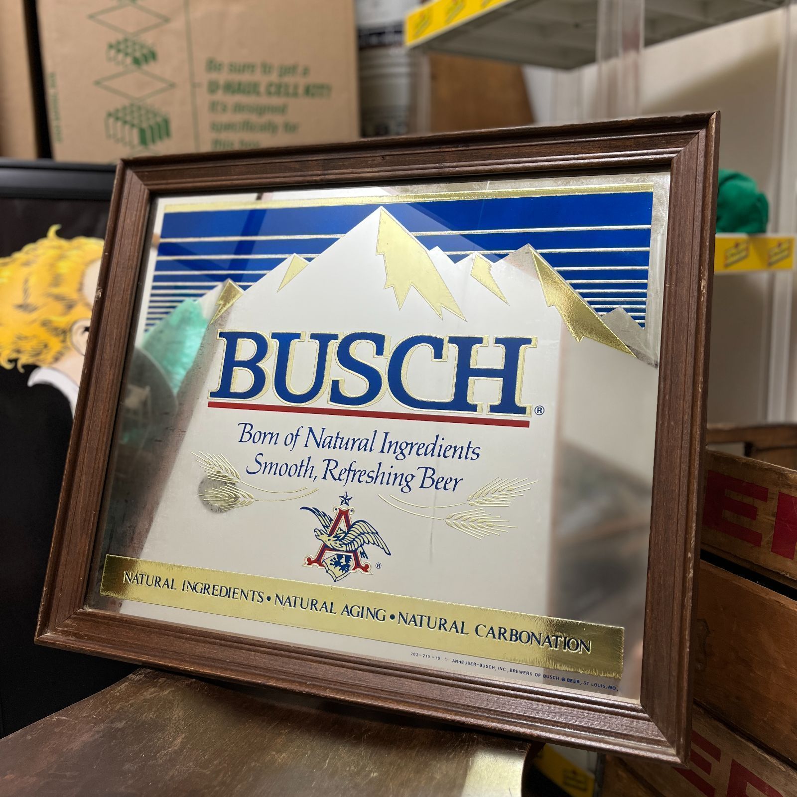 バドワイザー パブミラー ブッシュ インベブ 輸入ビールの通信販売 